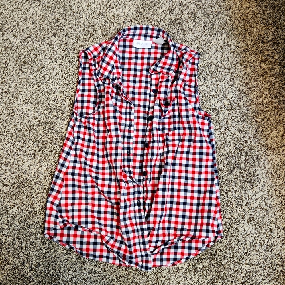 Girls button up